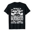 Literature Teacher And Hoodie - Trendy Graphic for Adults - T-Shirt, Sweatshirt, Hoodie
