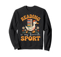 Reading Is My Favorite Sport Funny Sweatshirt - Trendy Graphic Men Women - T-Shirt, Sweatshirt, Hoodie
