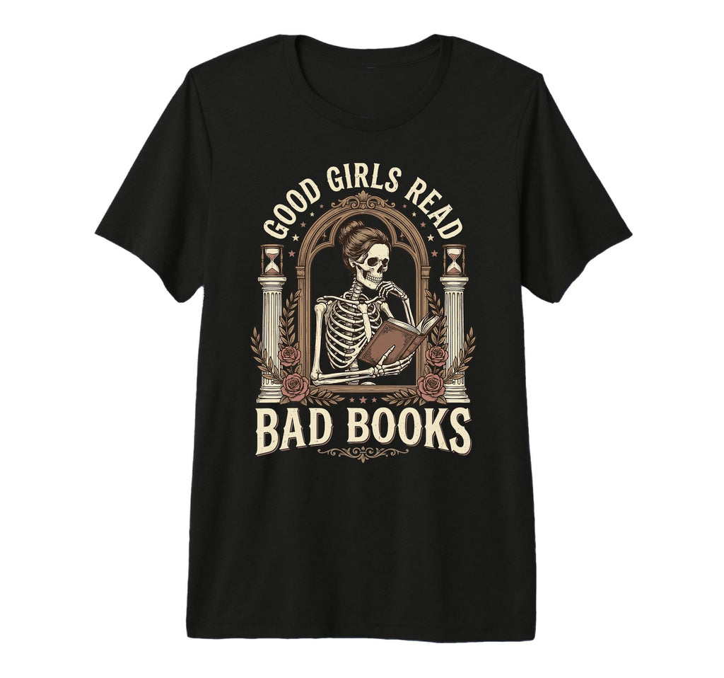 Good Read Bad Books Tri Blend T-Shirt - Graphic Print for Adults - T-Shirt, Sweatshirt, Hoodie