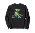 Meditation Chameleon Yoga Pose Sweatshirt - Fun Novelty Design Men Women - T-Shirt, Sweatshirt, Hoodie