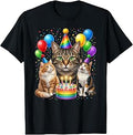 Cat Birthday T-Shirt Unisex T-shirt, Sweatshirt, Hoodie, Long Sleeve Tee - T-Shirt, Sweatshirt, Hoodie