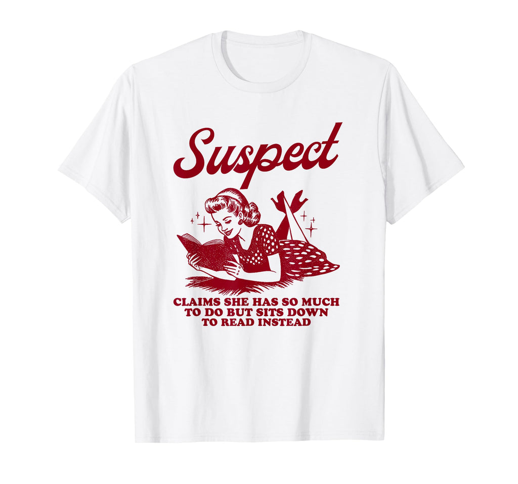 Suspect Claims Spicy Book Club Funny T-Shirt - Novelty Apparel for Adults - T-Shirt, Sweatshirt, Hoodie
