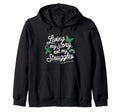 Mental Health Awareness Month Green Sweatshirt - Unique Graphic Men Women - T-Shirt, Sweatshirt, Hoodie