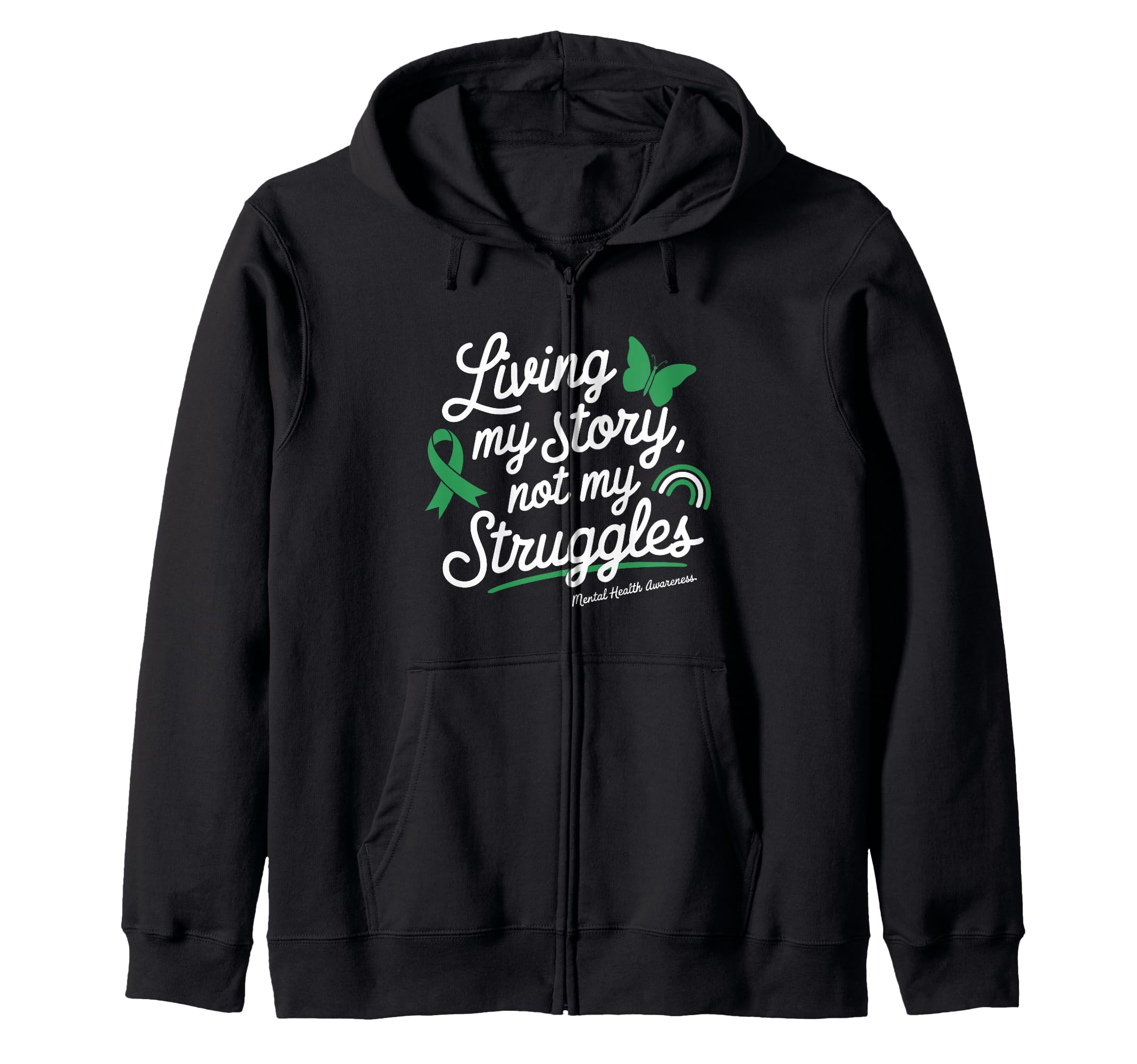 Mental Health Awareness Month Green Sweatshirt - Unique Graphic Men Women - T-Shirt, Sweatshirt, Hoodie