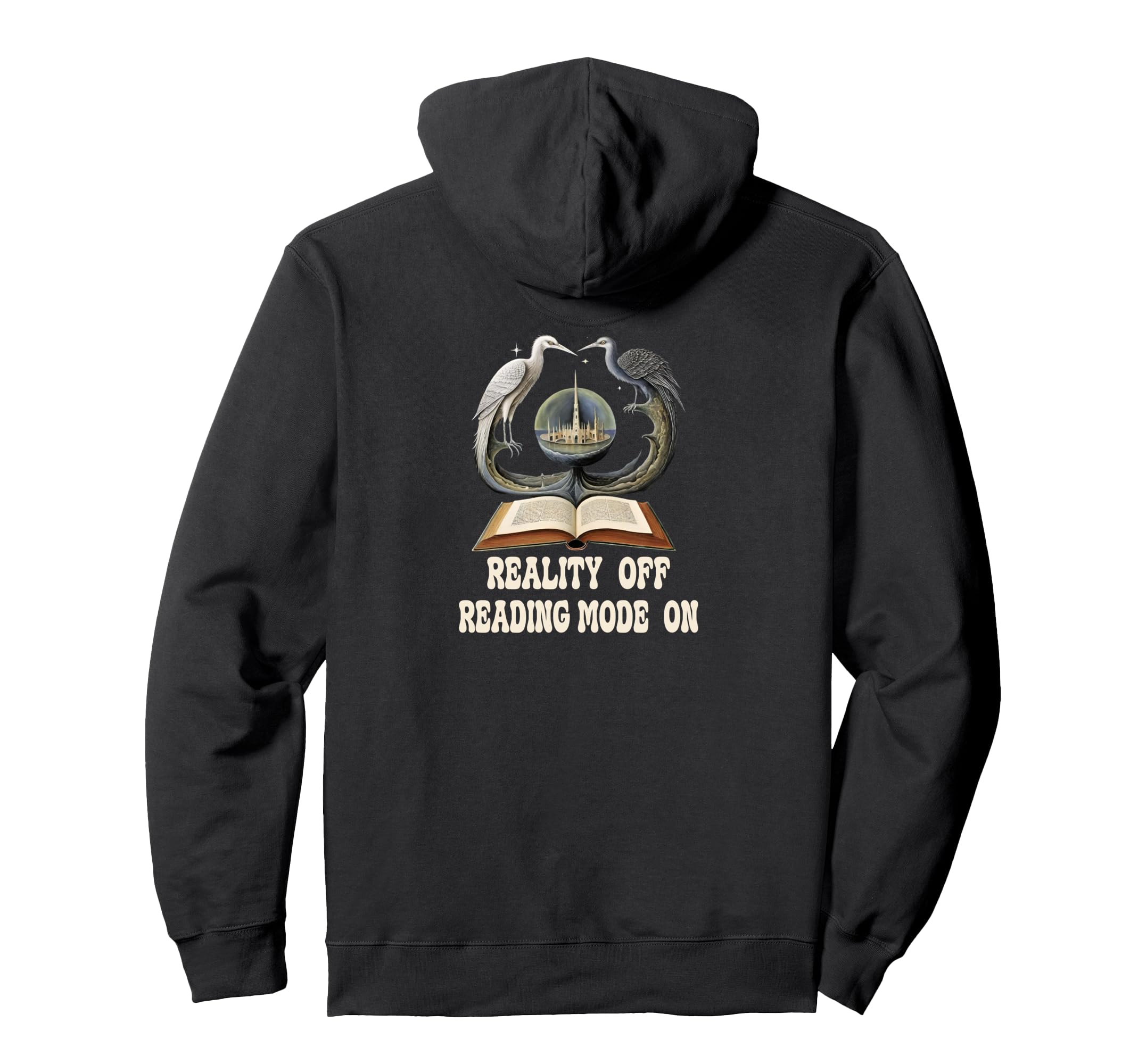 Book Worm Book Stack Reading Addict Hoodie - Trendy Graphic Men Women - T-Shirt, Sweatshirt, Hoodie