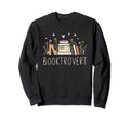 Booktrovert Funny Book Lovers Sweatshirt - Custom Art Print Unisex - T-Shirt, Sweatshirt, Hoodie