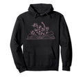 Floral Flower Book Reading Bookworm Hoodie - Minimalist Print for Adults - T-Shirt, Sweatshirt, Hoodie