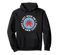 Deep Mindful Breathing Yoga Yogi Hoodie - Trendy Graphic Men Women - T-Shirt, Sweatshirt, Hoodie