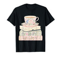 Books And Tea Pastel Book Lover T-Shirt - Casual Everyday Wear Men Women - T-Shirt, Sweatshirt, Hoodie