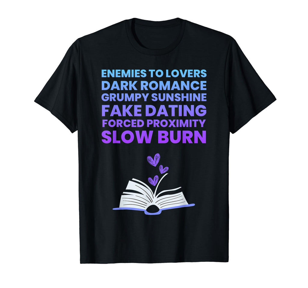 Bibliophile Romance Book Genre T-Shirt - Casual Everyday Wear for Adults - T-Shirt, Sweatshirt, Hoodie