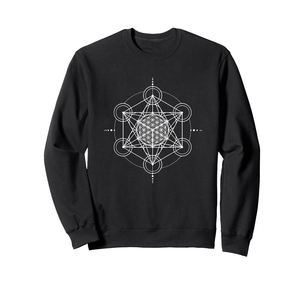 Sacred Geometry Flower Life Sweatshirt - Casual Everyday Wear for Adults - T-Shirt, Sweatshirt, Hoodie