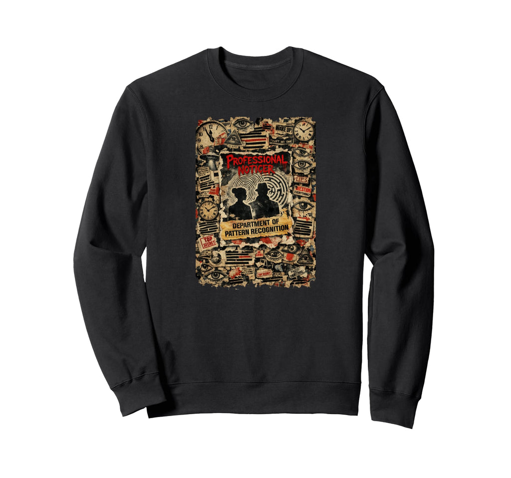 Department Pattern Recognition Funny Sweatshirt - Custom Art Print Unisex - T-Shirt, Sweatshirt, Hoodie