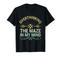 Overthinking Overthinker Funny T-Shirt - Fun Novelty Design for Adults - T-Shirt, Sweatshirt, Hoodie