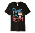Paws And Reflect Yoga Pun Meditation Zen T-Shirt - Unique Graphic Unisex - T-Shirt, Sweatshirt, Hoodie