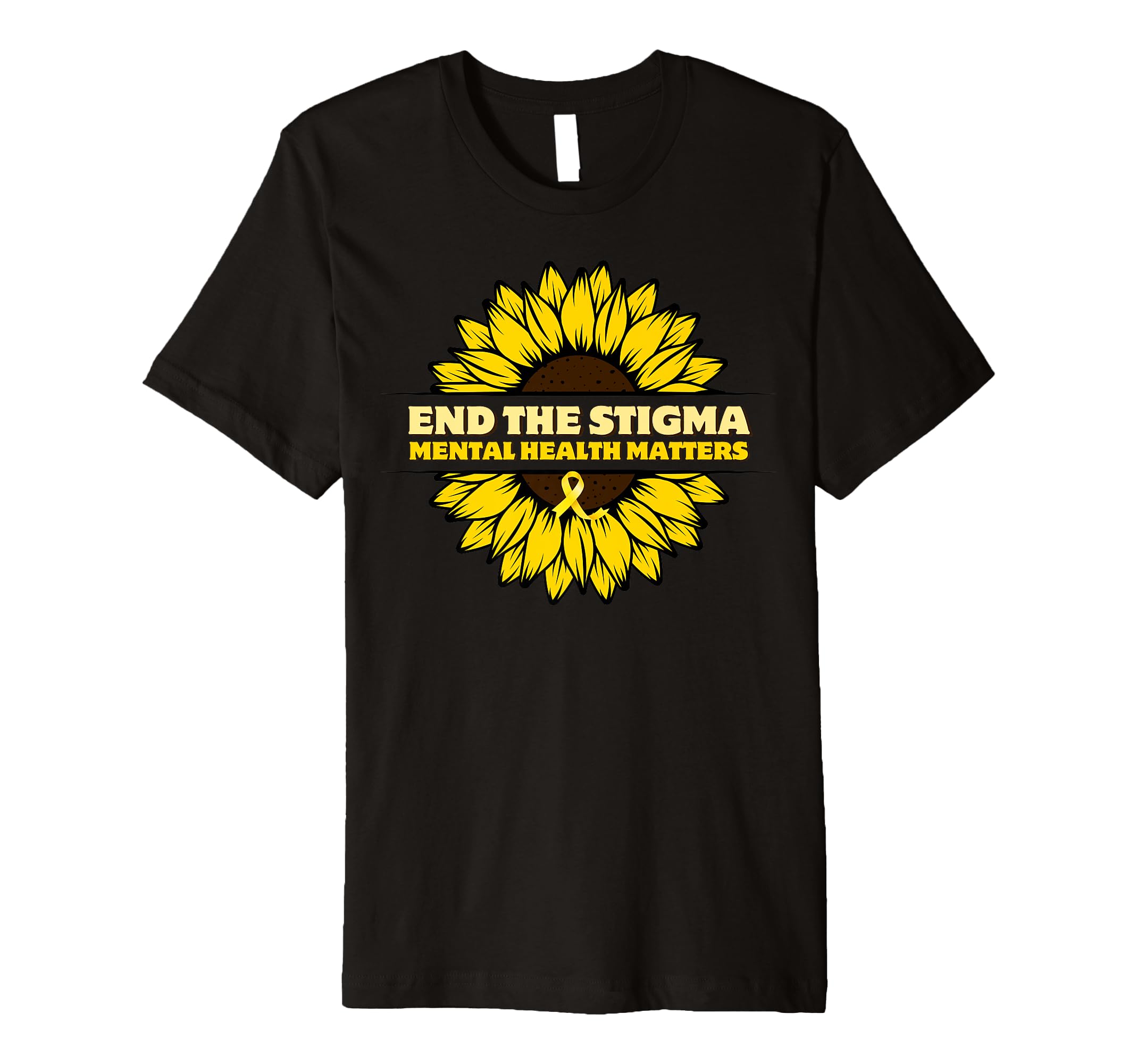 End Stigma Mental Health Matters T-Shirt - Casual Everyday Wear for Adults - T-Shirt, Sweatshirt, Hoodie
