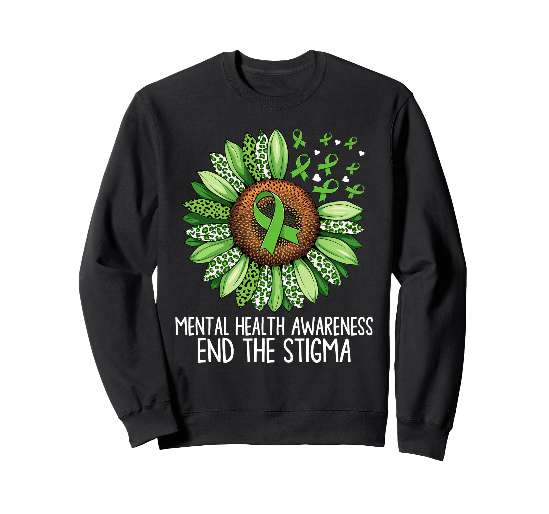 Motivational Support Warrior Mental Sweatshirt - Trendy Graphic for Adults - T-Shirt, Sweatshirt, Hoodie