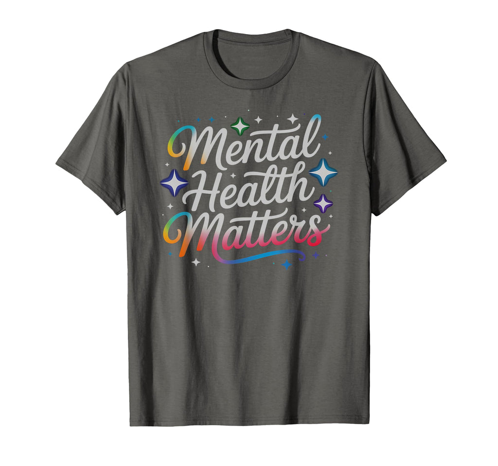 Kawaii Mental Health Matters Self T-Shirt - Fun Novelty Design for Adults - T-Shirt, Sweatshirt, Hoodie