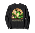 Pose Pause Peace Fitness Sweatshirt - Casual Everyday Wear Unisex - T-Shirt, Sweatshirt, Hoodie