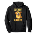 Best Therapy Is Golden Retriever Hoodie - Casual Everyday Wear Men Women - T-Shirt, Sweatshirt, Hoodie