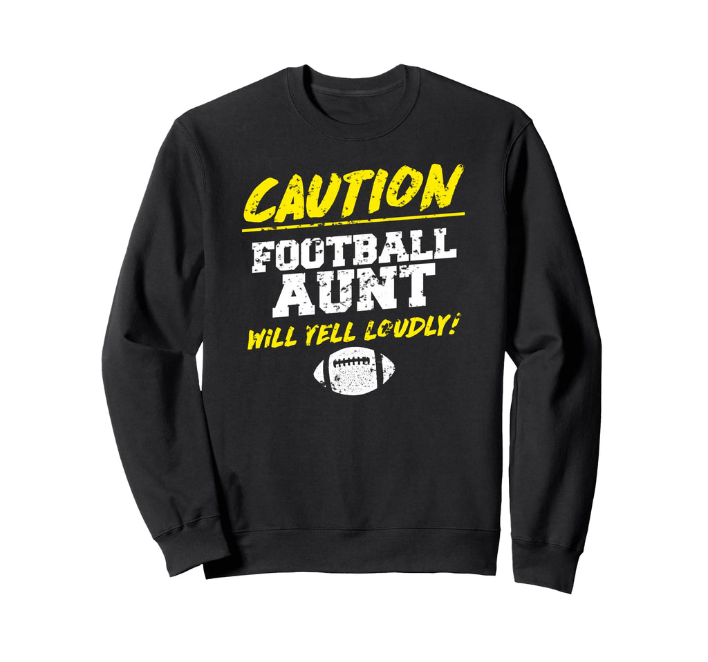 Football Aunt Funny Sweatshirt - Trendy Graphic Men Women - T-Shirt, Sweatshirt, Hoodie