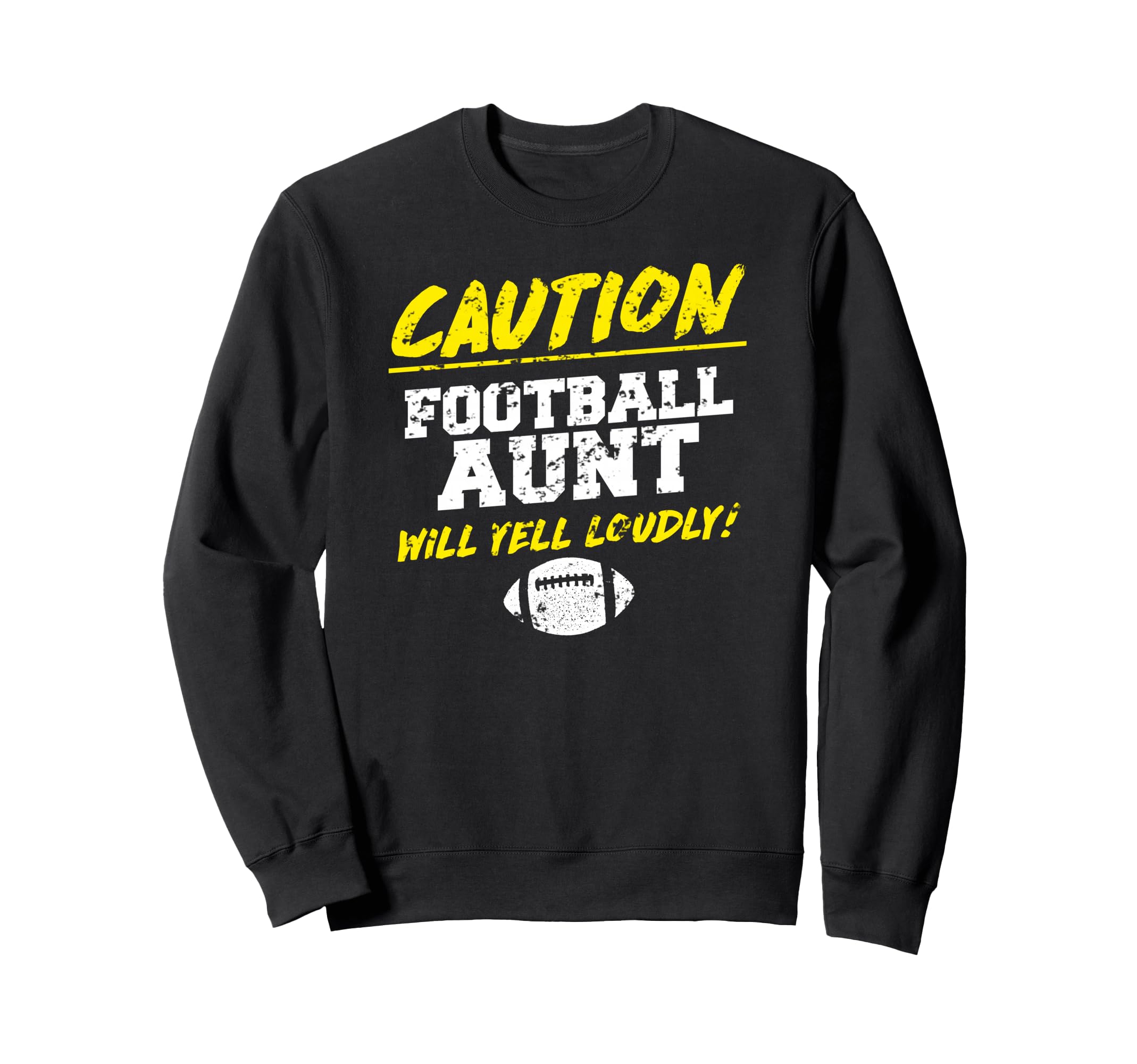 Football Aunt Funny Sweatshirt - Trendy Graphic Men Women - T-Shirt, Sweatshirt, Hoodie
