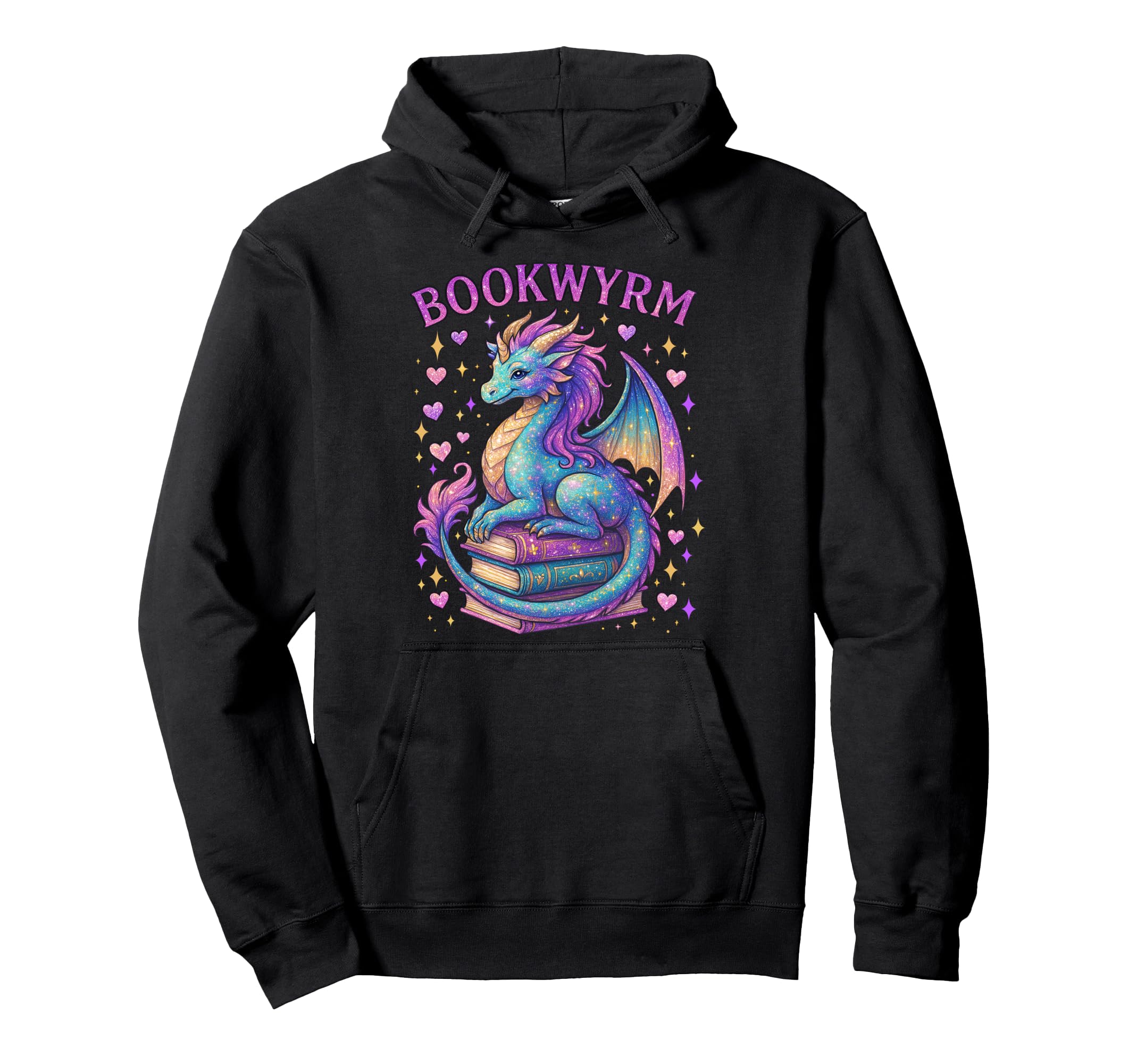 Just Who Loves Dragons And Books Hoodie - Casual Everyday Wear Unisex - T-Shirt, Sweatshirt, Hoodie