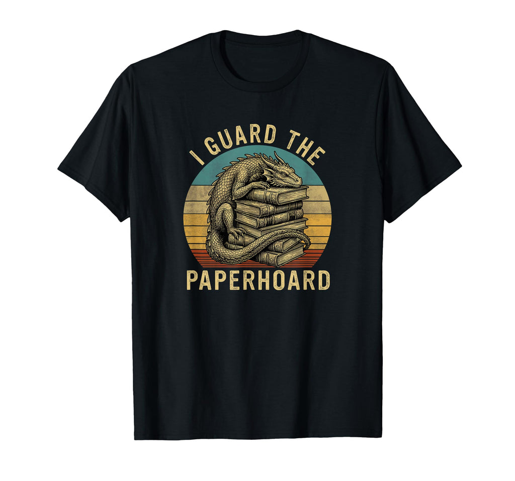 Dragon Reading Book Books Nerds T-Shirt - Unique Graphic Unisex - T-Shirt, Sweatshirt, Hoodie