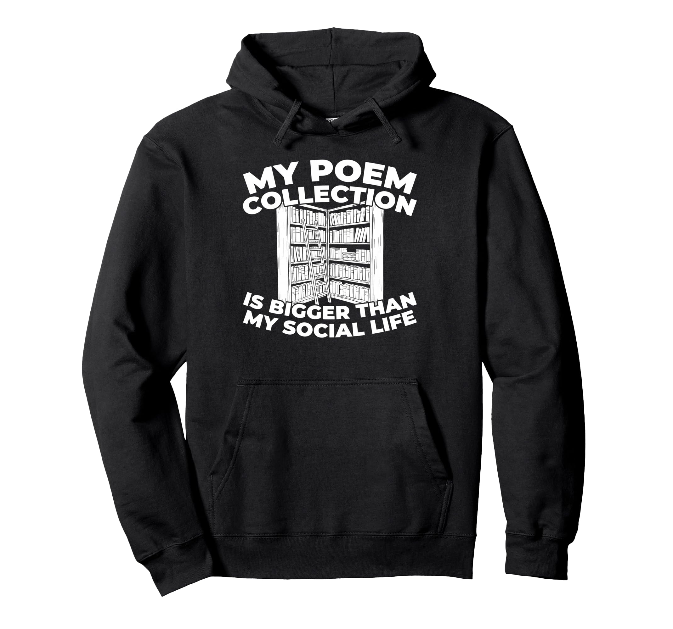 Poetry Literature Creative Writing Hoodie - Custom Art Print for Adults - T-Shirt, Sweatshirt, Hoodie