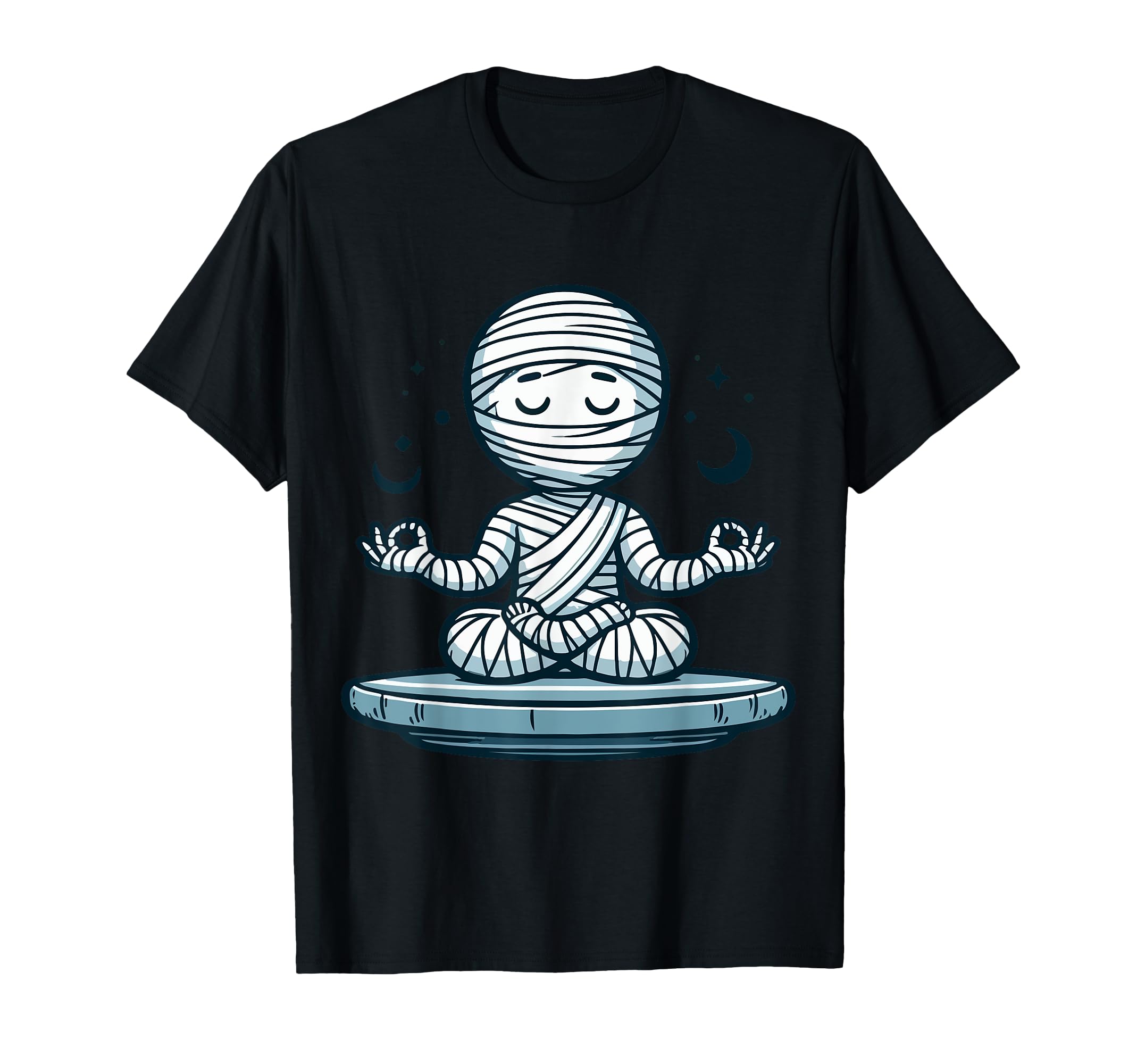 Meditation Mummy Yoga Pose Relaxing T-Shirt - Fun Novelty Design Unisex - T-Shirt, Sweatshirt, Hoodie