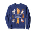 Fun Dog Puppy Lover Themed Just Who Sweatshirt - Unique Graphic Unisex - T-Shirt, Sweatshirt, Hoodie