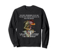 Devil Whispered My Ear You Are Not Sweatshirt - Trendy Graphic for Adults - T-Shirt, Sweatshirt, Hoodie