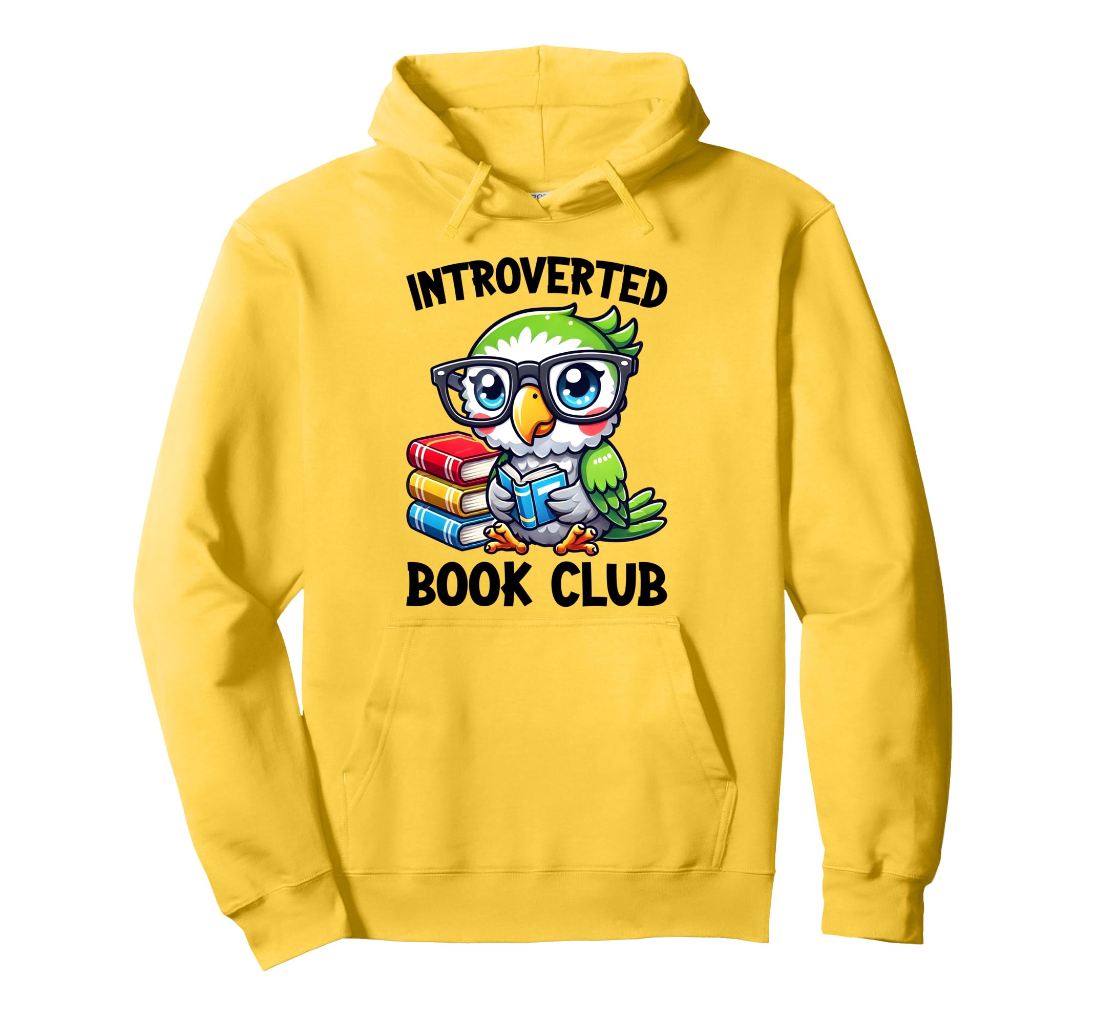 Introverted Book Club Reading Lover Hoodie - Aesthetic Graphic for Adults - T-Shirt, Sweatshirt, Hoodie