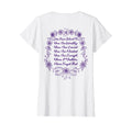 Dear Person Behind Me You Are Worthy Loved T-Shirt - Graphic Print Unisex - T-Shirt, Sweatshirt, Hoodie