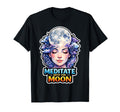 Moon Meditation Lunar Mindfulness T-Shirt - Streetwear Style Men Women - T-Shirt, Sweatshirt, Hoodie