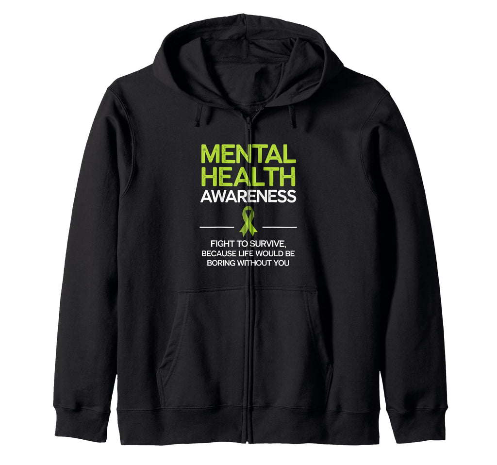 Mental Health Awareness Month Green T-Shirt - Minimalist Print Unisex - T-Shirt, Sweatshirt, Hoodie