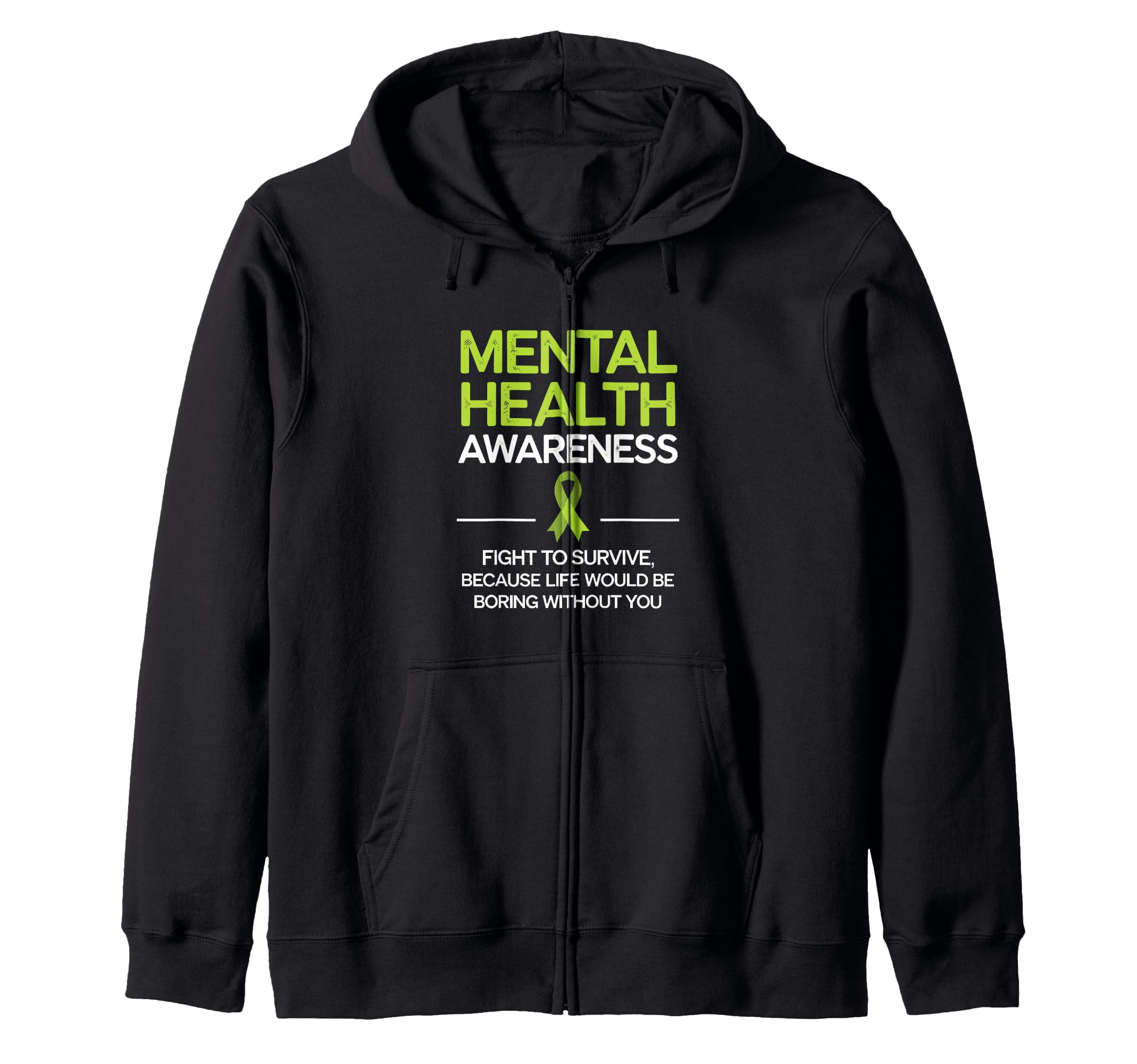 Mental Health Awareness Month Green T-Shirt - Minimalist Print Unisex - T-Shirt, Sweatshirt, Hoodie