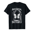 Gothic Antisocial Butterfly Aesthetic T-Shirt - Graphic Print for Adults - T-Shirt, Sweatshirt, Hoodie
