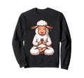 Meditation Sheep Yoga Pose Sweatshirt - Aesthetic Graphic Men Women - T-Shirt, Sweatshirt, Hoodie