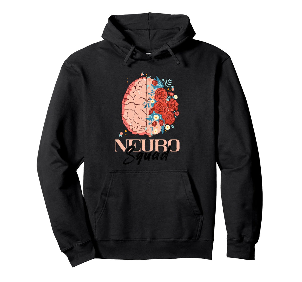Neuro Squad Brain Neurology Autism Hoodie - Casual Everyday Wear Unisex - T-Shirt, Sweatshirt, Hoodie