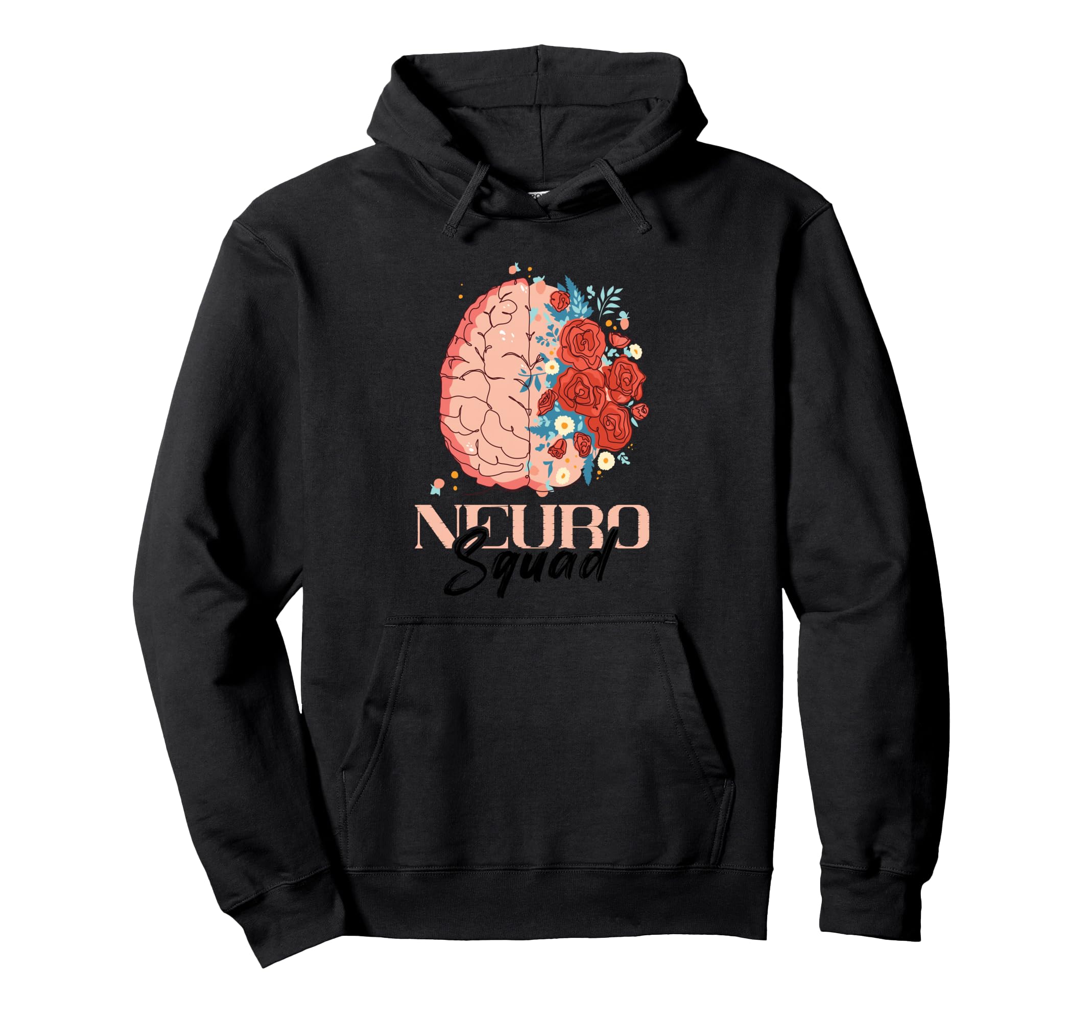 Neuro Squad Brain Neurology Autism Hoodie - Casual Everyday Wear Unisex - T-Shirt, Sweatshirt, Hoodie