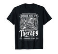 Books Are My Therapy Bookworm Reader T-Shirt - Unique Graphic for Adults - T-Shirt, Sweatshirt, Hoodie