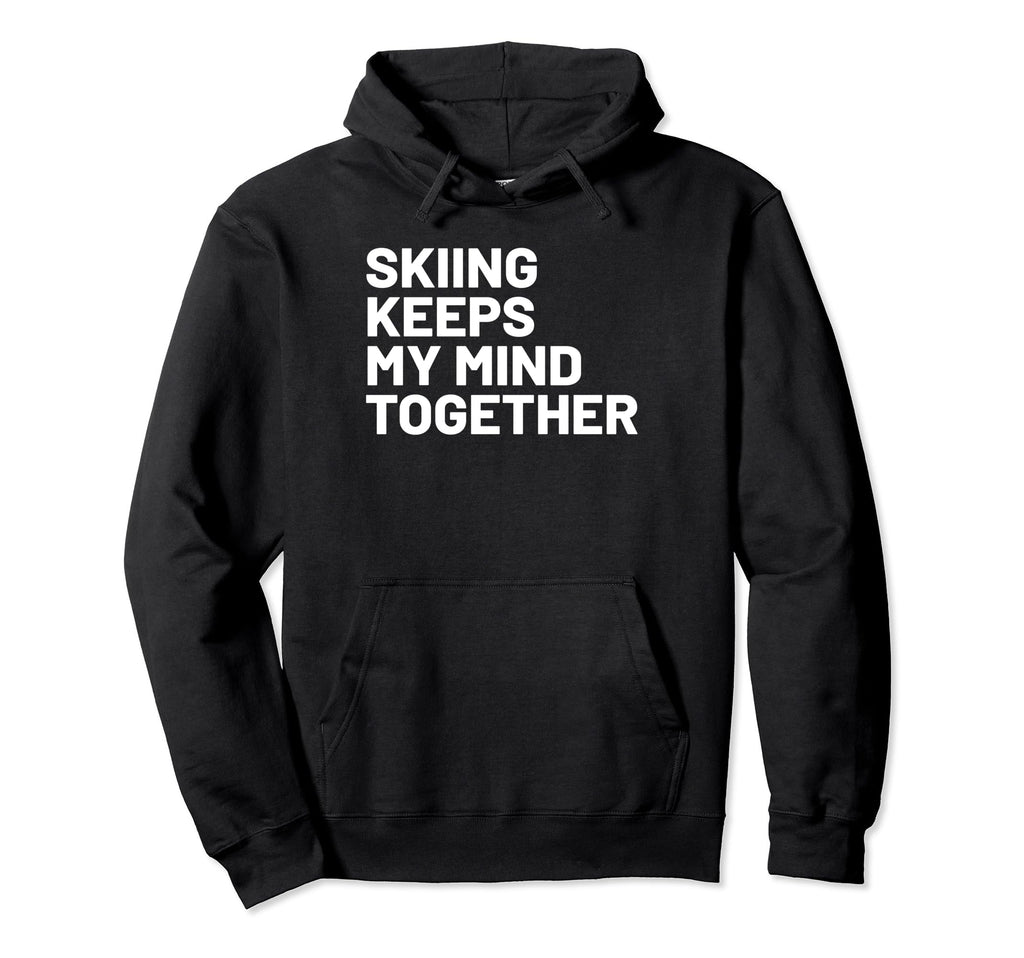 Hobby Self Care Skiers Hoodie - Minimalist Print for Adults - T-Shirt, Sweatshirt, Hoodie