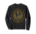 Spiritual Buddha Meditation Minimal Sweatshirt - Graphic Print for Adults - T-Shirt, Sweatshirt, Hoodie