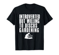 Introverted But Willing To Discuss T-Shirt - Novelty Apparel Unisex - T-Shirt, Sweatshirt, Hoodie