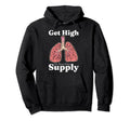 Deep Mindful Breathing Yoga Yogi Hoodie - Aesthetic Graphic Unisex - T-Shirt, Sweatshirt, Hoodie