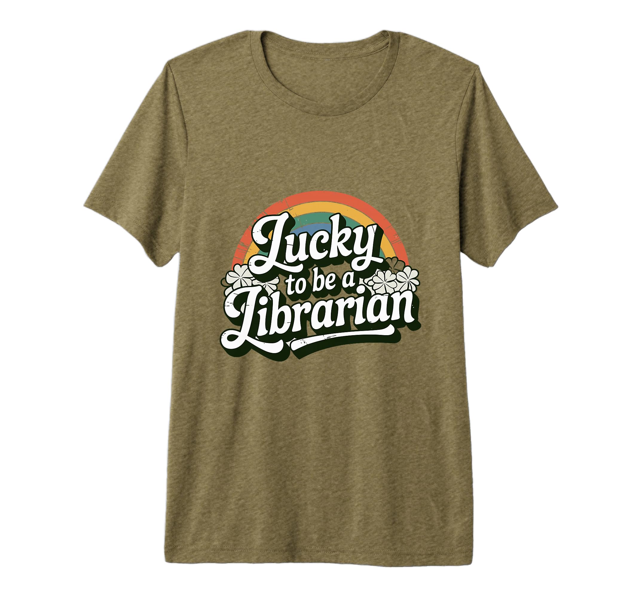 Lucky To Be Librarian Book Reader T-Shirt - Graphic Print Men Women - T-Shirt, Sweatshirt, Hoodie
