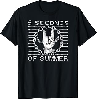 5 Seconds of Summer Chain Symbol T-Shirt Unisex T-shirt, Sweatshirt, Hoodie, Long Sleeve Tee - T-Shirt, Sweatshirt, Hoodie
