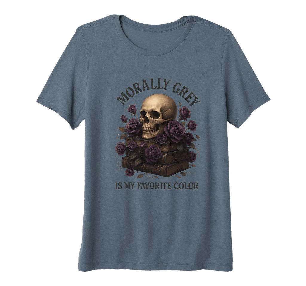 Womens Morally Grey Character Dark T-Shirt - Minimalist Print Unisex - T-Shirt, Sweatshirt, Hoodie