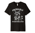 Probably Overstimulated Funny T-Shirt - Minimalist Print for Adults - T-Shirt, Sweatshirt, Hoodie
