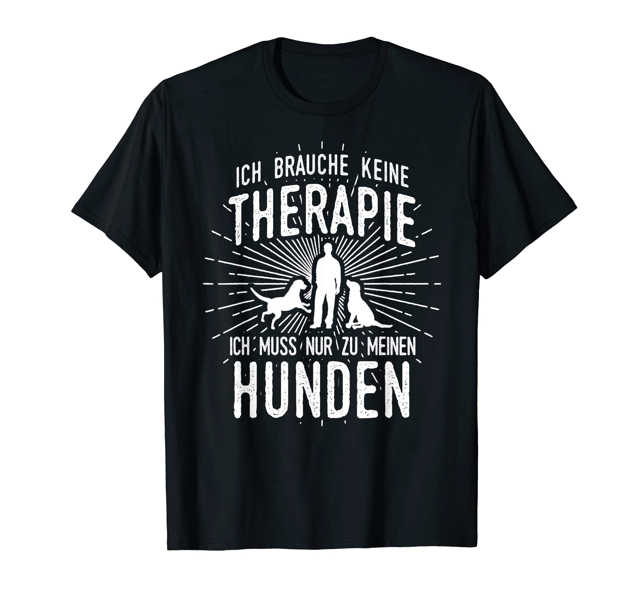 Therapy Dear Dogs Funny Dog Friend T-Shirt - Minimalist Print Men Women - T-Shirt, Sweatshirt, Hoodie